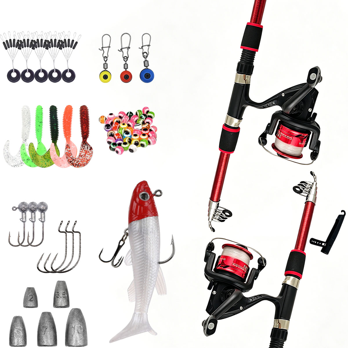 Spinning Fishing Rod and Reel  - Fishing Rod Spinning 评论和价格