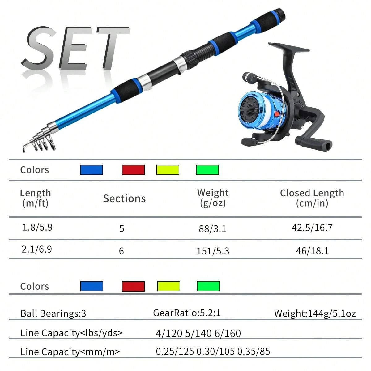 Spinning Fishing Rod and Reel  - Fishing Rod Spinning 评论和价格