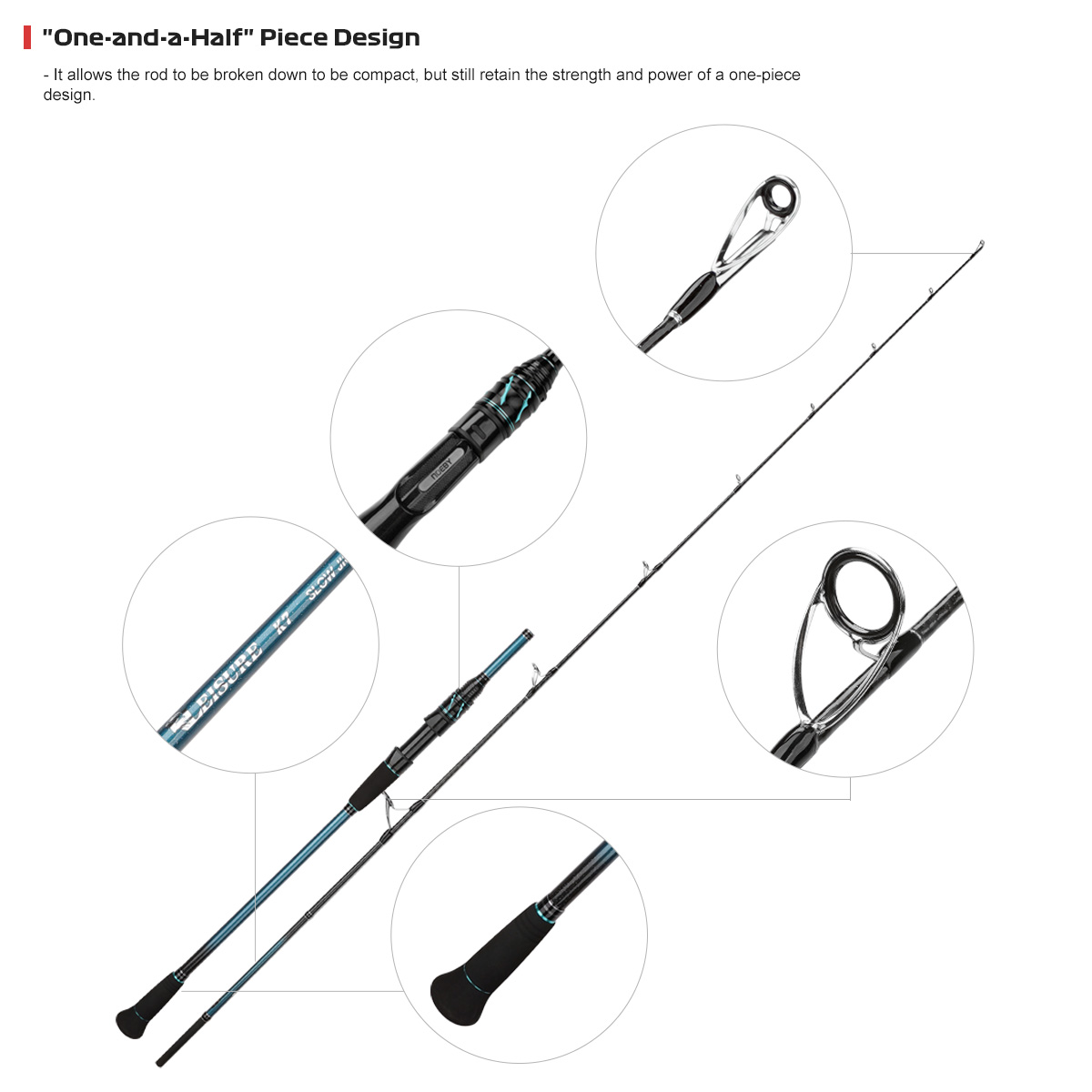 NOEBY K7 Slow Pitch Jigging Ro - Fishing Rod Surf 评论和价格